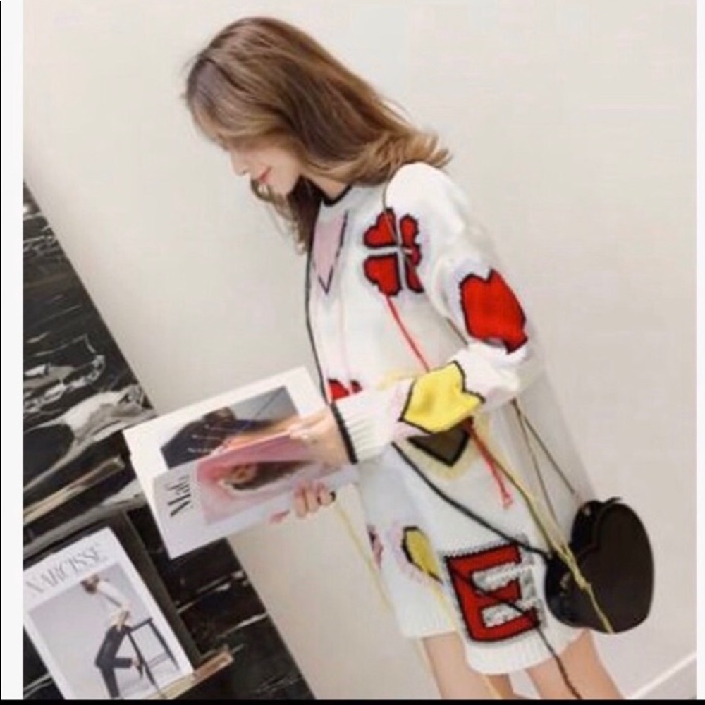 SALE❤️❣️Valentines Luxury Chic Sweater Dress!❤️❣️ - Picture 4 of 13